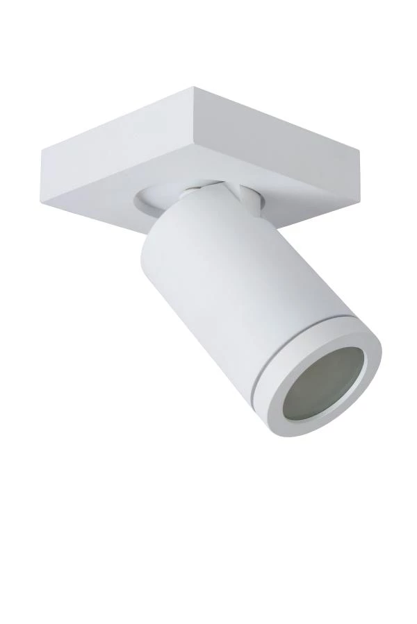 Lucide TAYLOR - Foco de techo Baño - LED Dim to warm - GU10 - 1x5W 2200K/3000K - IP44 - Blanco - UIT